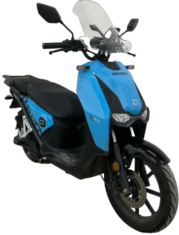 Moto elétrica Super Soco VS2 para aluguel pela Vammo